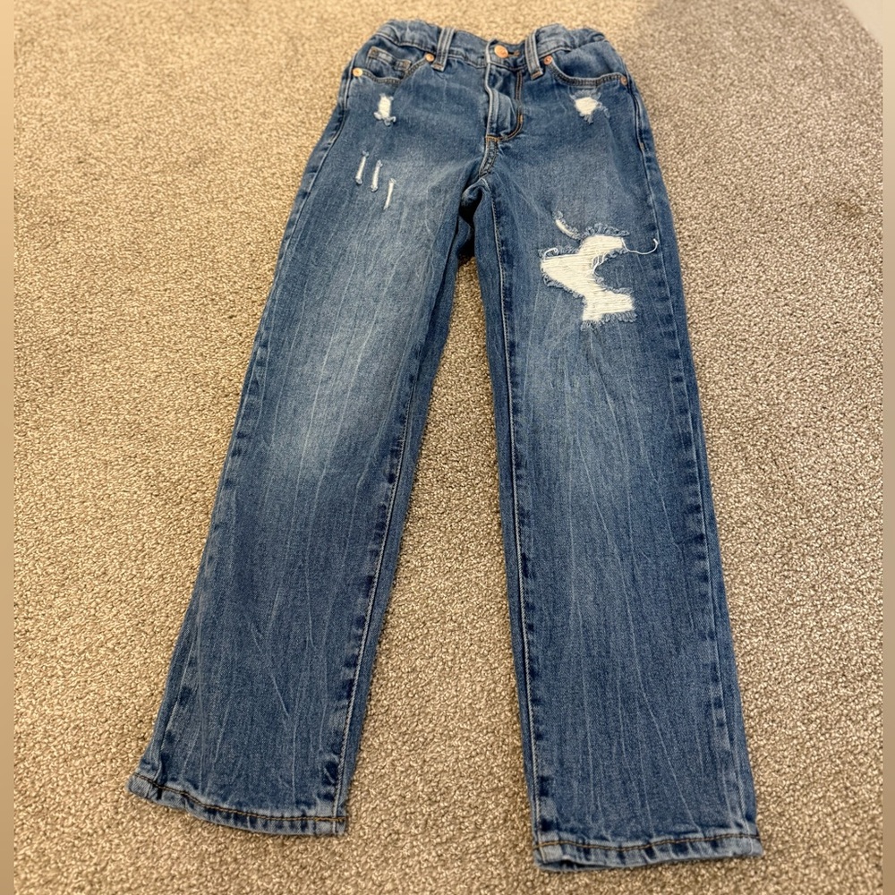 Stylish Blue Distressed Jeans